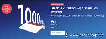 o2: Giga-schnelles Internet mit 1.000 Mbit/s ab 29,99 Euro mtl. › Macerkopf - Macerkopf - Apple News aus Cupertino