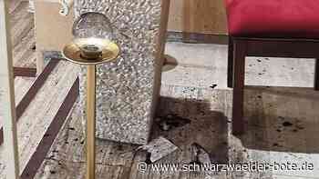 Vandalismus in Schömberg - Sogar in das Taufbecken uriniert - Schwarzwälder Bote