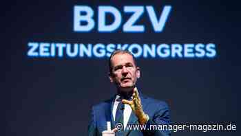 Mathias Döpfner: Axel Springer-Chef will Amt als Zeitungsverbandspräsident vorzeitig abgeben