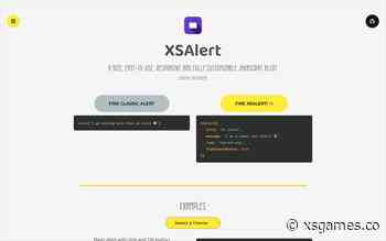 XSAlert - A nice, responsive and fully customizable Javascript Alert