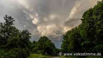 Gewitter zum Wochenstart in Sachsen-Anhalt - Unwetterwarnung für Region Wittenberg - Volksstimme