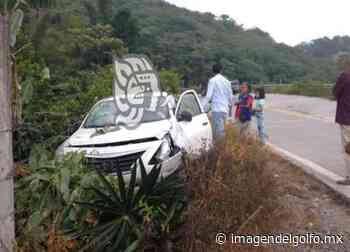 Fuerte choque sobre la Misantla-Xalapa deja daños materiales - Imagen del Golfo