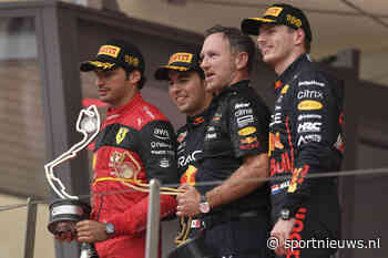 Protesten Ferrari halen niets uit: Sergio Pérez en Max Verstappen blijven nummer 1 en 3 - Sportnieuws.nl