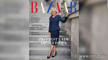 Jill Biden on cover of new issue of Harper's Bazaar