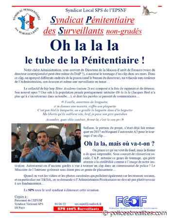 Fresnes. L'administration pénitentiaire autorise des détenus à filmer un clip de rap au sein de la Maison d'arrêt - Police & Réalités