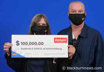 Amherstburg couple wins $100,000