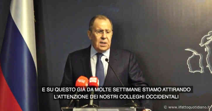 Ucraina, Lavrov: “Via libera al passaggio delle navi col grano se Kiev sminerà i porti”