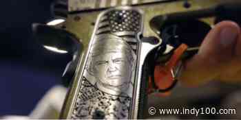 “Let’s Go Brandon” engraved Trump guns on sale at NRA convention - indy100