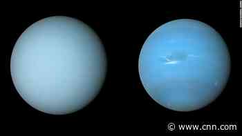 Why planetary twins Neptune and Uranus are different colors