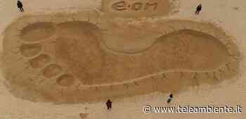 Termoli, in spiaggia un'impronta gigante di 23 metri: ecco perché - TeleAmbiente TV