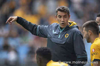 Bruno Lage says Joao Moutinho has to be told to go inside from training to rest and recover - Molineux News