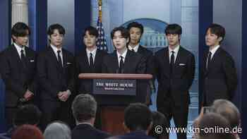 Zeichen gegen anti-asiatischen Hass: Boygroup BTS im Weißen Haus