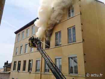 PHOTOS. Lyon. Incendie impressionnant à Croix-Rousse, une personne blessée - actu.fr