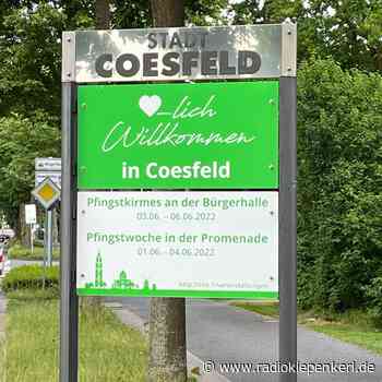 COESFELD: Aufbau Pfingstkirmes - Radio Kiepenkerl