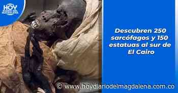 Descubren 250 sarcófagos y 150 estatuas al sur de El Cairo - HOY DIARIO DEL MAGDALENA