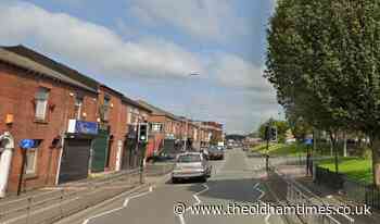 Car loses control and crashes into railings on Featherstall Road North, Oldham - The Oldham Times