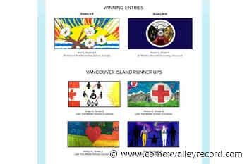 Three Lake Trail Middle School students recognized for flag drawings - Comox Valley Record