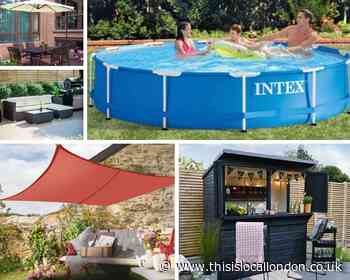 Swimming pools and garden accessories from ManoMano for the Jubilee bank holiday weekend
