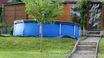 Ärger in Holzhausen - Pool mit illegaler Wasserzuleitung aufgebaut - Schwarzwälder Bote