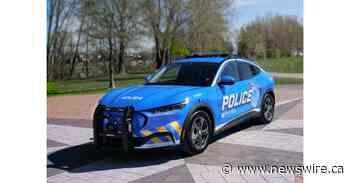 Repentigny's new electric police car goes on tour Français - Canada NewsWire