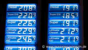 Tankrabatt: Spritpreise an Tankstellen fallen laut ADAC Daten teils deutlich