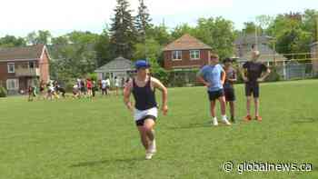 Kingston high school star Russell Greenwood signs on with the Queen’s rugby Gaels. - Global News