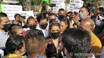 Protestan ante la gobernadora en Iguala por el desalojo de vendedores informales - El Sur de Acapulco