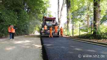Bauarbeiten in Barmstedt: Der Asphalt ist drauf – aber noch bleibt die Düsterlohe gesperrt - shz.de