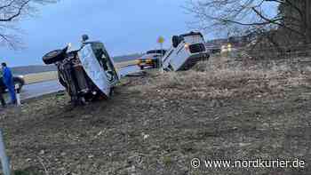 Vorfahrt missachtet: Drei Verletzte bei Unfall nahe Schwedt - Nordkurier