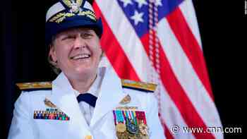 Biden celebrates first female commandant of the US Coast Guard: 'It's about time'