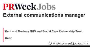 Kent and Medway NHS and Social Care Partnership Trust: External communications manager