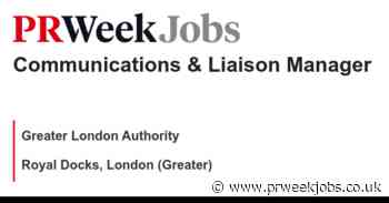 Greater London Authority: Communications & Liaison Manager