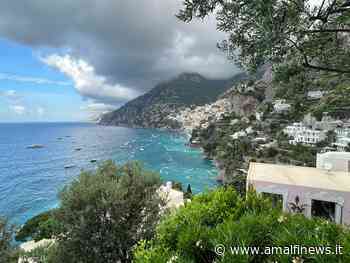 Piccola tromba marina questa mattina a Positano, il fenomeno atmosferico catturato nelle immagini da... - Amalfi News