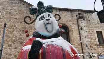 Putignano, l'ultimo giorno di Carnevale regala un paesaggio innevato - VIDEO - Telebari