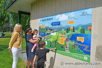New air quality awareness signage installed at park in Abbotsford