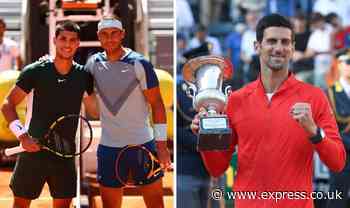Rafael Nadal, Novak Djokovic and Carlos Alcaraz told two things will decide French Open - Express