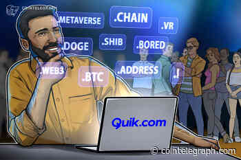 NFT domains marketplace launches minting of .metaverse, .VR, .chain addresses - Cointelegraph