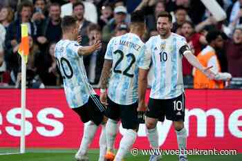 Messi staat op en leidt Argentinië naar overwinning in Finalissima