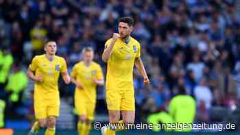 Ukrainische Fußballer spielen um WM-Ticket