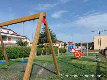 Al “Girasole” di Campiglione di Fermo, una rinnovata area giochi per il divertimento dei più piccoli - Cronache Fermane