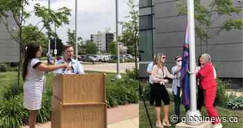 Hamilton public school board, city hall raise more inclusive version of flag for Pride month