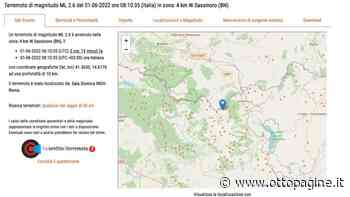 Terremoto nel Sannio: scossa nella zona di Sassinoro - Ottopagine