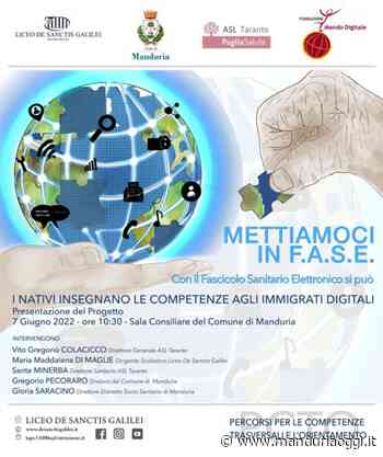 MANDURIA - Varato il progetto 'Con il Fascicolo Sanitario Elettronico si può': il 7 giugno la presentazione - ManduriaOggi