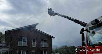 Großbrand eines Mehrfamilienhauses in Verl | nw.de - Neue Westfälische