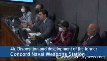 Concord rejects housing developers’ move to prematurely acquire naval weapons site - The Mercury News