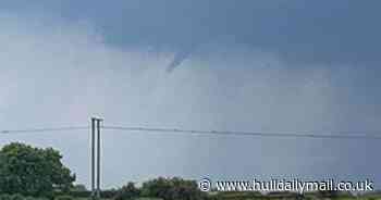'Tornado' spotted over East Yorkshire during thunderstorm - Hull Live