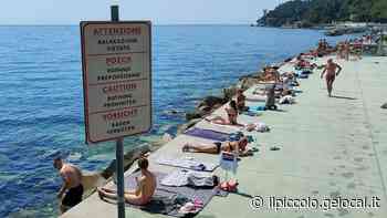 Spuntano i cartelli “Balneazione vietata” sul lungomare di Trieste, ma si tratta di un errore - Il Piccolo
