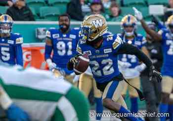 Bombers blitz Riders 25-16 in CFL pre-season test - Squamish Chief