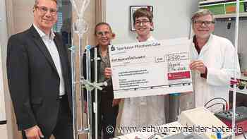 Jugendforschungszentrum Nagold - Max Beck experimentiert mit Wasserstoff - Schwarzwälder Bote