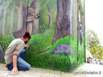 Baldissero d'Alba si fa più bella con il murale sulla cabina E-distribuzione - http://gazzettadalba.it/